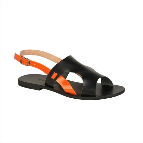 Kimia Orange Sandals - Picture 1 of 6